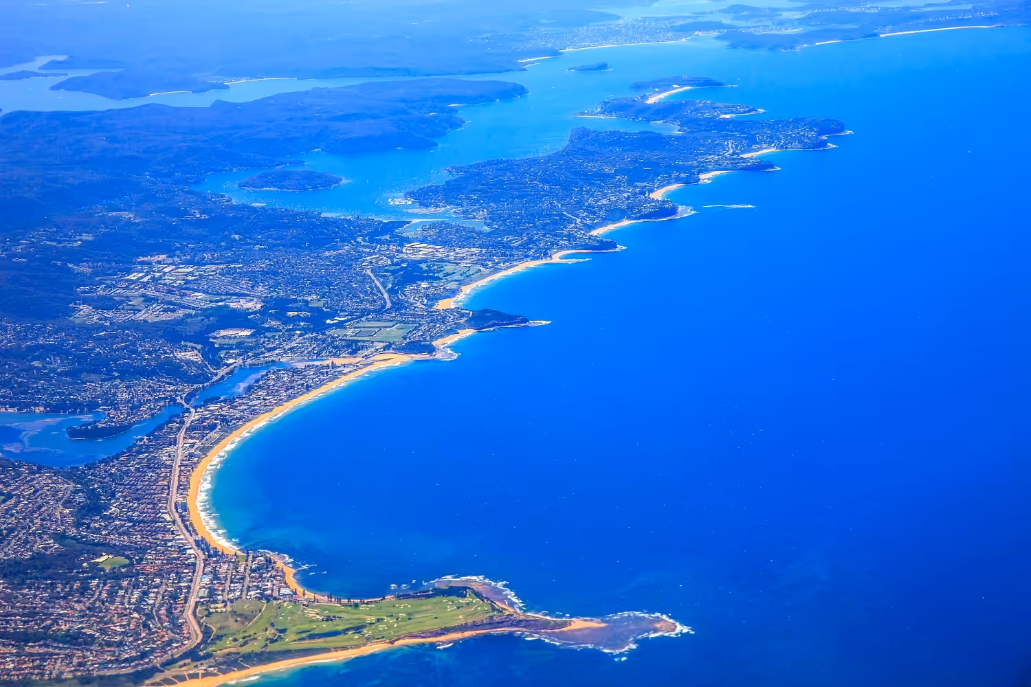 Vast, sparkling body of water in Sydney’s Northern Beaches